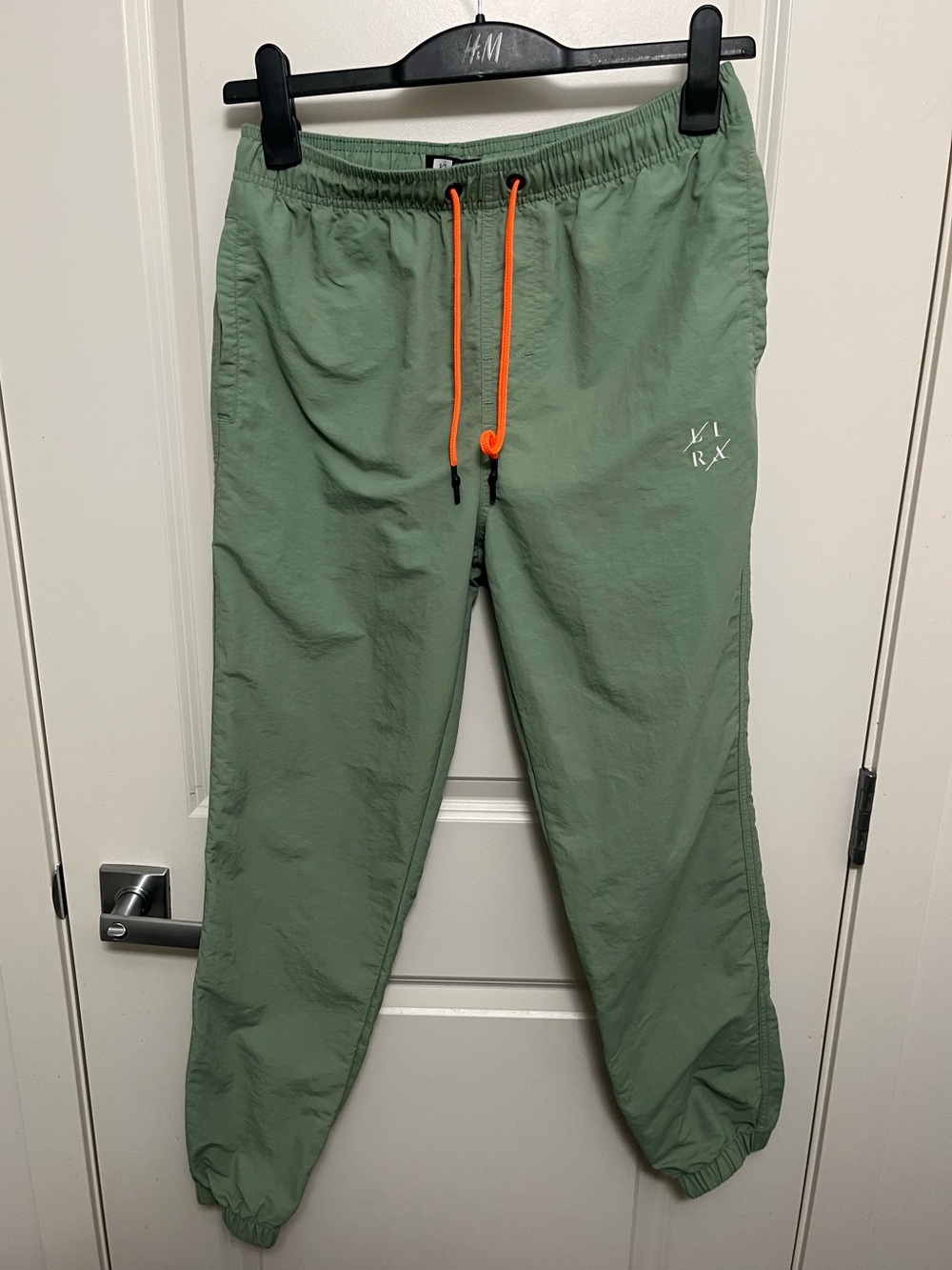 Lira Clothing Men's Full Court Nylon Jogger Pants - Mint Green  - Size M